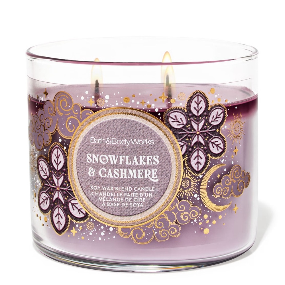 Bath & Body Works Snowflakes & Cashmere Candle